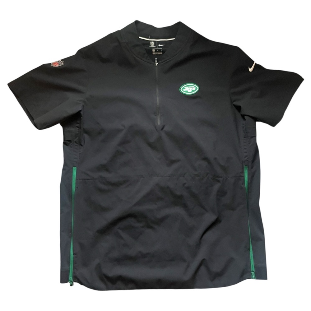 Nike New York Jets Pullover Zip Jacket - NFL Onfield Apparel - Large